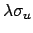 $\lambda\sigma_{u}$