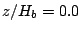 $z/H_b=0.0$