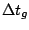 $\Delta t_g$