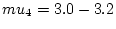 $mu_4=3.2-3.4$
