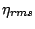 $\eta _{rms}$