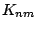 $K_{nm}$