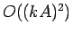 $kA$