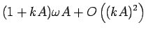 $O(kA)$